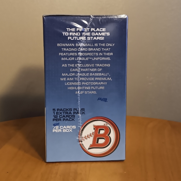 Topps Bowman 2021 Baseball Blaster Box - 72 cards/box - Picture 2 of 4